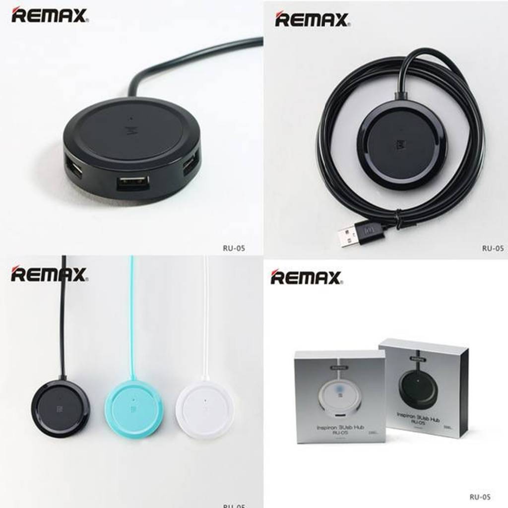 REMAX RU-05 Inspiron 3 Port USB হাব বাংলাদেশ - 558970