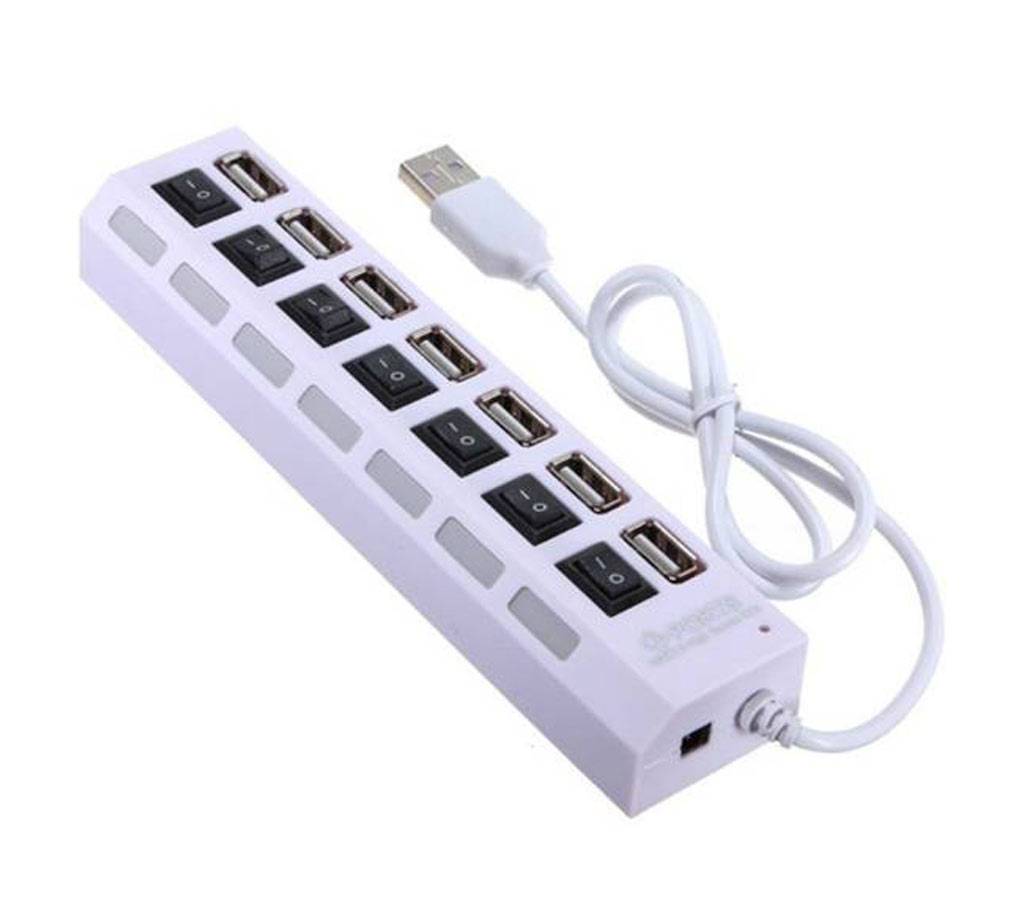 7-Port USB 2.0 হাব উইথ অন/অফ সুইচ বাংলাদেশ - 581248