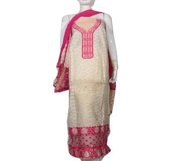 Unstitched cotton salwar kameez for women
