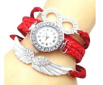 Bracelet Watch for Women - red
