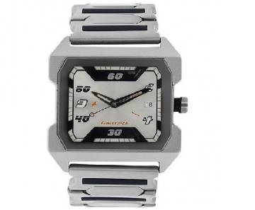 Silver Stainless Steel Wrist Watch For Men