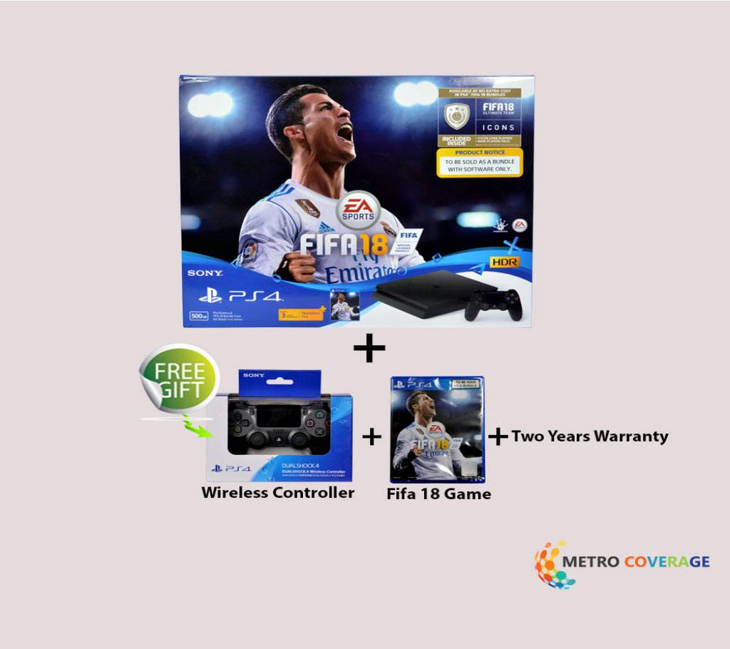 Sony PS4 FIFA 18 বান্ডেল উইথ Fifa 18 আল্টিমেট টিম আইকনস বাংলাদেশ - 629265