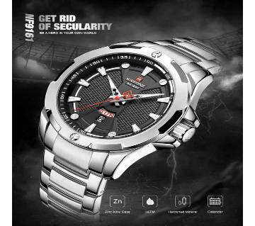 NAVIFORCE Watches Top Luxury Brand Men Fashion Stainless Steel Analog Quartz Watch Mens Military Sport Waterproof Watch