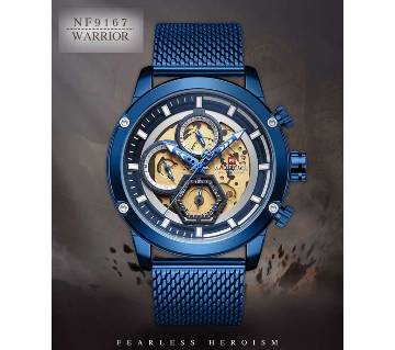 NAVIFORCE NF9167  Mens Watches Top Brand Luxury Quartz Watch Men Leather Waterproof Watches Calendar Male Clock Relogio Masculino