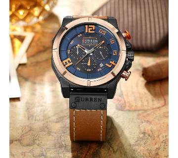 curren 8287 Fashion style  mens watches Top luxury brand quartz luminous chronograph watch sport men watch man
