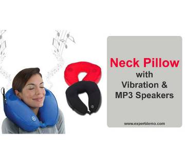 Neck massager with music