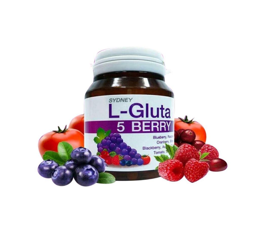 L-Gluta 5 Berry Plus হোইটেনিং স্কিন অ্যান্টি এজিং ভিটামিন 30 ক্যাপসুল -Thailand বাংলাদেশ - 1039165