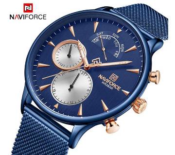 NAVIFORCE NF3010 Top Luxury Mens Brand Watches Fashion Ultra-Thin Waterproof Quartz Watch