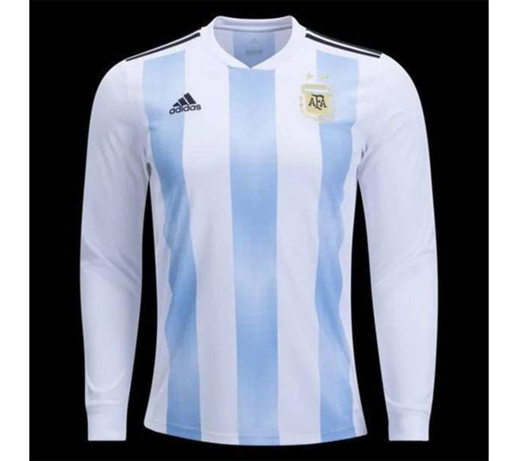 Argentina Home ওয়ার্ল্ড কাপ ২০১৮ ফুল স্লীভ জার্সী বাংলাদেশ - 594812