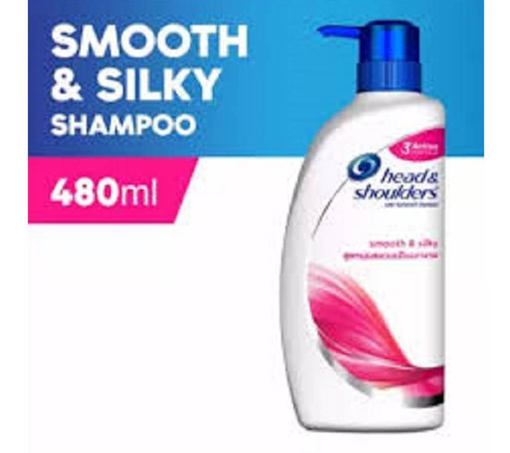 Head & Shoulders Smooth & Silky Shampoo 480 ml - Thailand বাংলাদেশ - 693136