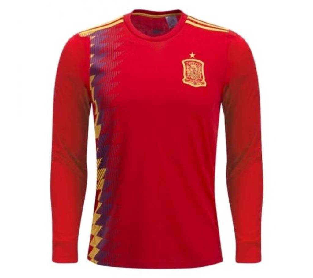 Spain Home World Cup Special ফুল স্লিভ জার্সি বাংলাদেশ - 591315