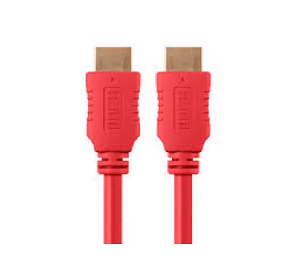 BLACK RED 3 METER HDMI PC Cable বাংলাদেশ - 700496