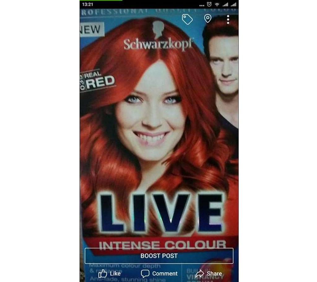 Schwarzproof Live Real Red Hair color (UK) বাংলাদেশ - 624451