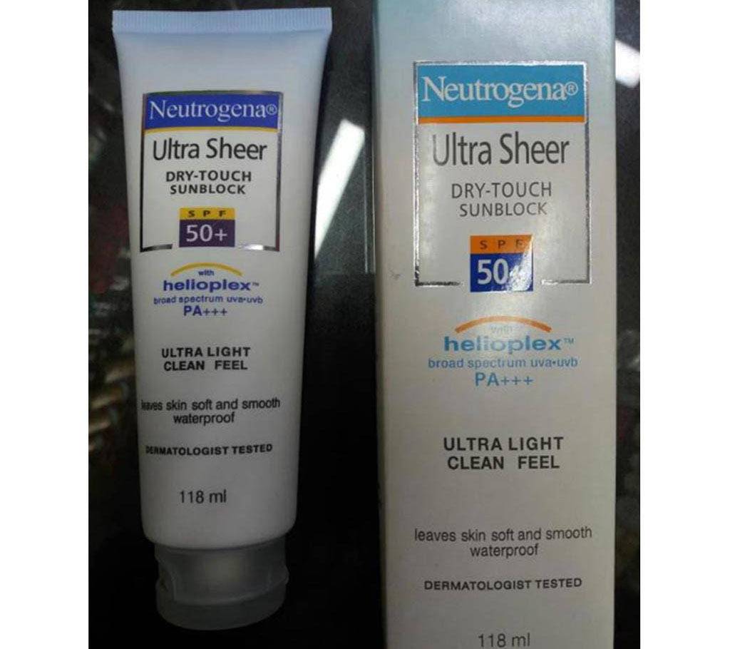 Neutrogena Ultra Sheer Dry-Touch Sunblock SPF 50+ ক্রিম ১১৮ম বাংলাদেশ - 627795