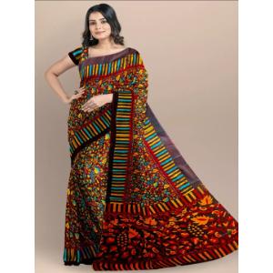 Cotton Print Tangail Saree for Women in Various Colors