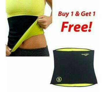 Sweat Slim Belt - Black & Yellow (India)
