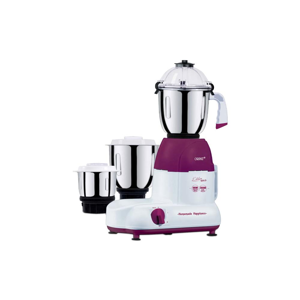 Orpat Mixer Grinder 800W - Kitchen Gold - Cranberry