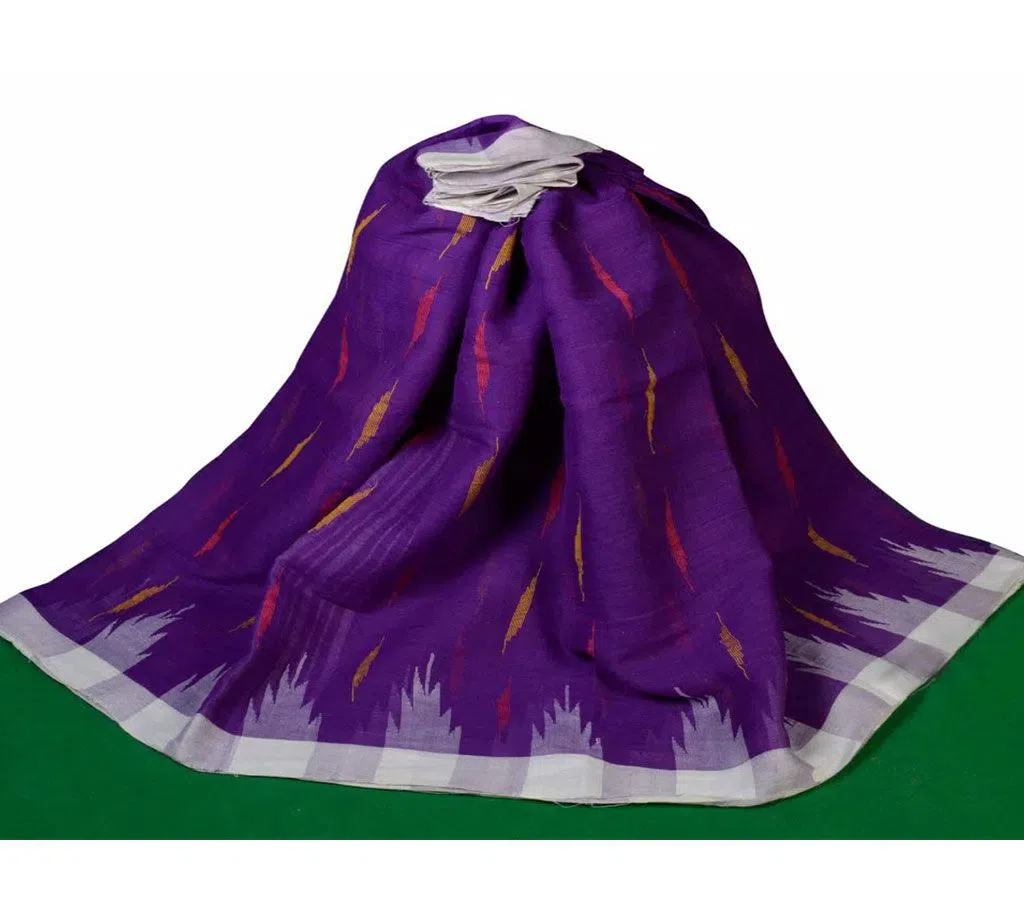Hand Loom Monipuri Saree Purple 