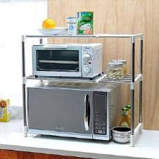 microwave oven storage rack
