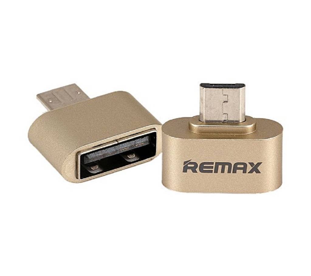 REMAX Micro USB OTG অ্যাডাপ্টার- Gold বাংলাদেশ - 637737