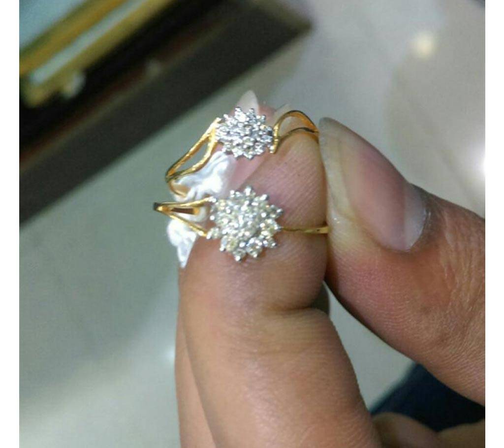 Gold Plated Diamond Ring বাংলাদেশ - 630403