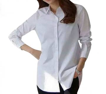 Ladies Stitched Cotton Shirt