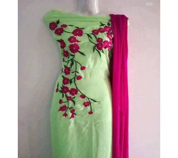 Unstitched Party Gown Set