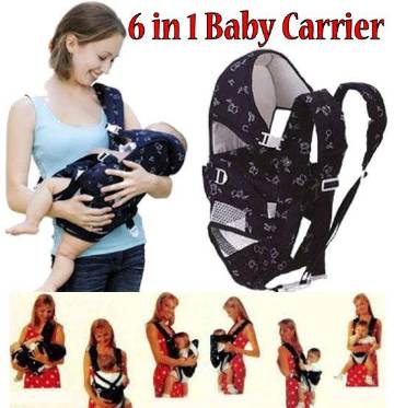 6 in 1 Soft Baby Carrier Bag