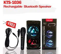 KTS 1036 Stereo Dual Speaker Wireless Bluetooth speaker With Microphone