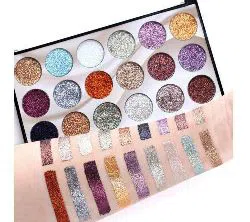 Miss Rose Eye shadow Palette 18 Color Sequins Pink Eye Shadow Glitter Shiny Eyeshadow
