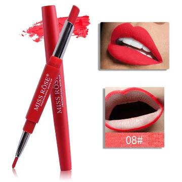 Miss Rose 2 in 1 Lipstick And Lipliner - Shade#8  3.5 gm (China)
