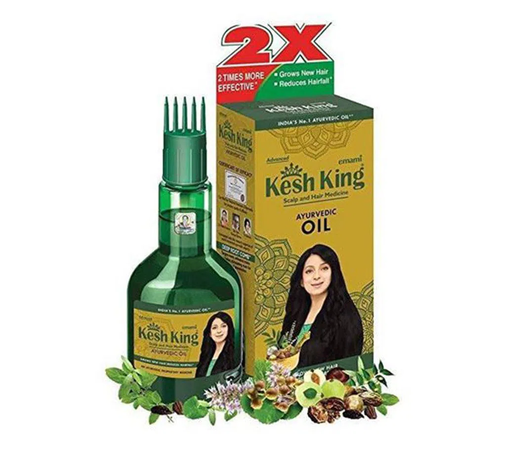 K. King Ayurvedic Hair Oil for Hair Growth -100ml(India)