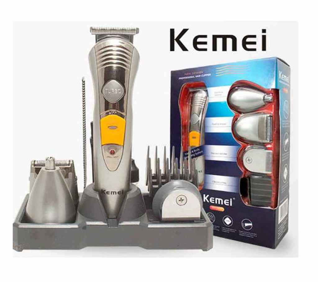 Kemei KM-580A 7 in 1 রিচার্জেবল গ্রুমিং কিট বাংলাদেশ - 585581