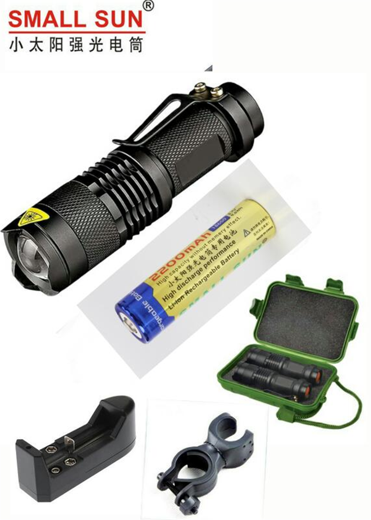 Rechargeable Zoomable Bicycle Flashlight বাংলাদেশ - 722222