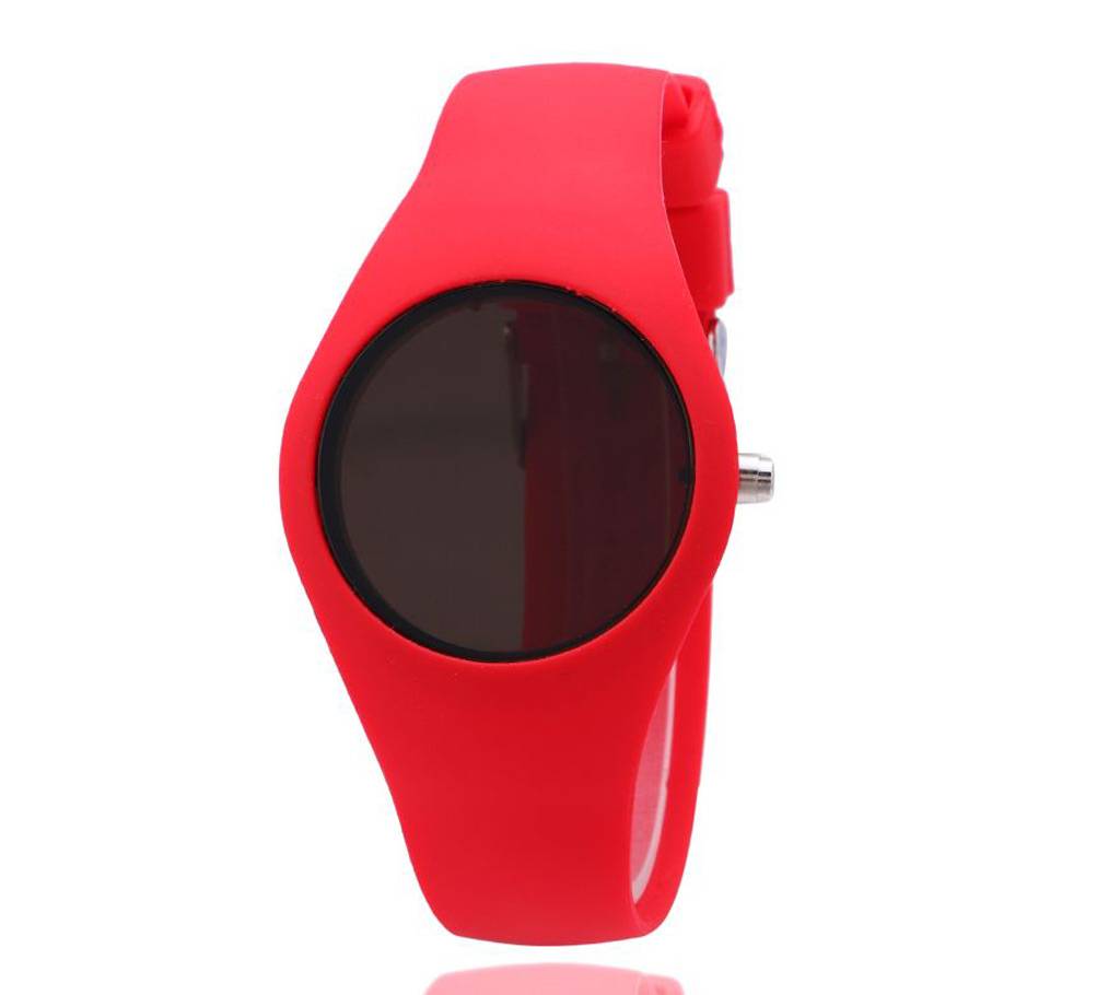 সিলিকন ব্যান্ড ডিজিটাল ওয়াচ Led Watch – Red বাংলাদেশ - 1082774