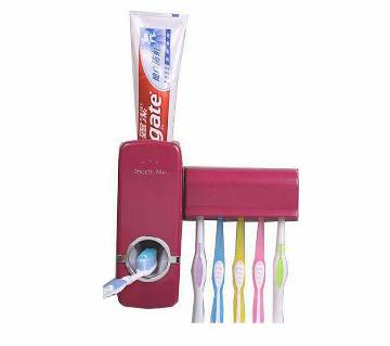 Automatic Toothpest Dispenser & Brush Holder