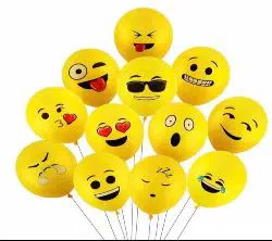 Emoji smiley face party ballons- 10 pieces