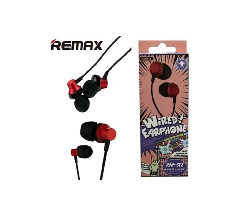 Remax RM 512 Earphone - Multicolour