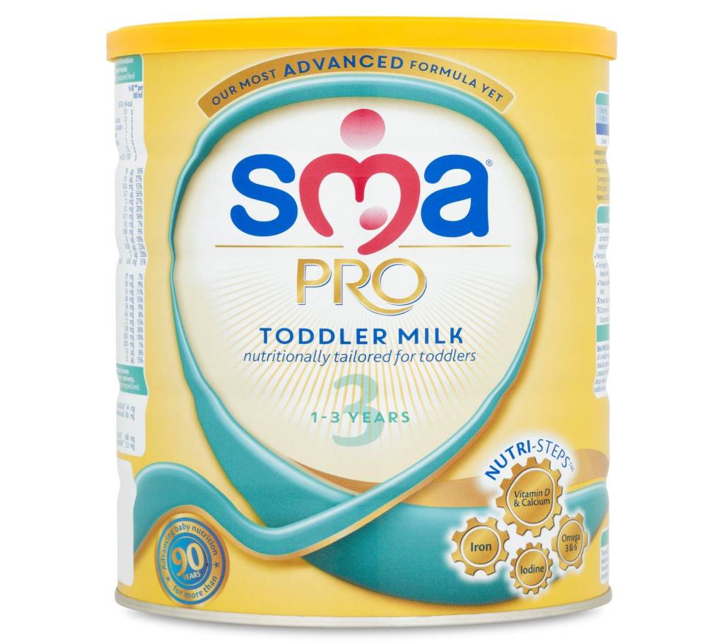 SMA Pro 3 Toddler মিল্ক পাউডার - ৮০০ গ্রাম - UK বাংলাদেশ - 779760