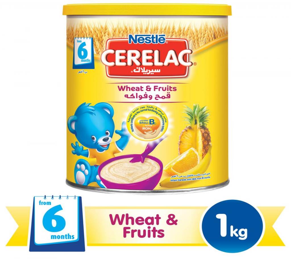 Nestle Cerelac Infant Cereal Wheat & Fruits - ১ কেজি বাংলাদেশ - 760621
