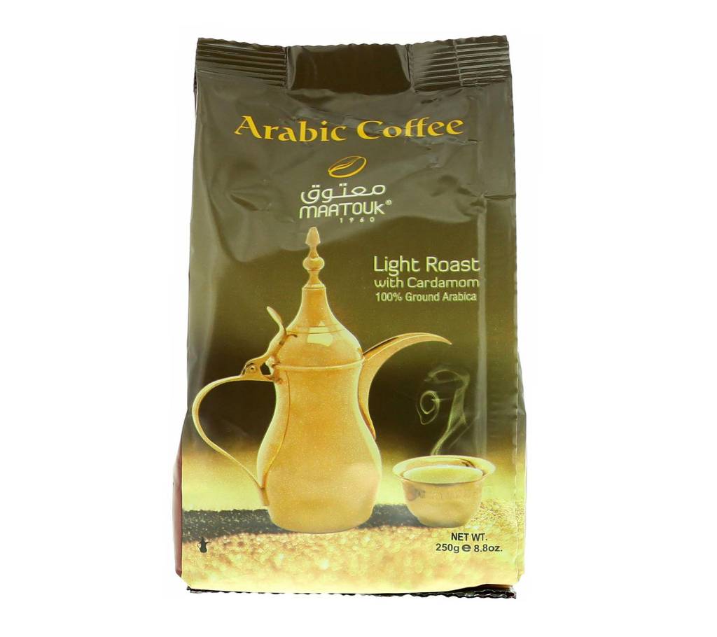 Arabic Coffee (গাওয়া) Light Roast with Cardamom - ১০০গ্রা (UAE) বাংলাদেশ - 689608