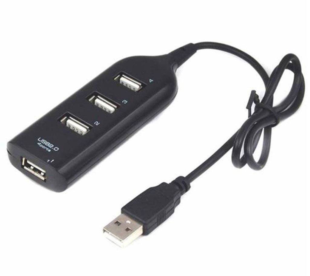 4 পোর্ট USB হাব - ব্ল্যাক বাংলাদেশ - 690258