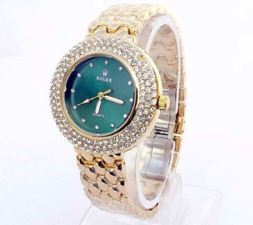 Rolex Diamond Luxury লেডিজ ওয়াচ বাংলাদেশ - 590915