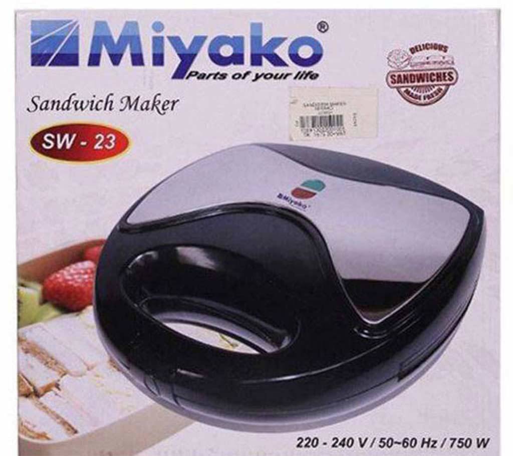 Miyako SW-23 স্যান্ডউইচ মেকার (ব্ল্যাক) বাংলাদেশ - 597740