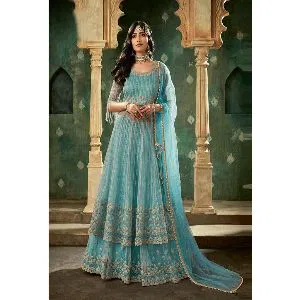 Indian Replica Unstitched Gown Pest