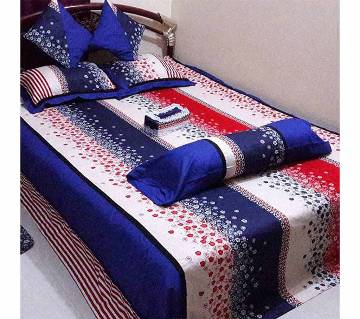 Double size cotton 8 pieces bed sheet set 