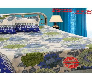 Bed Sheet with Two Pillow Cover