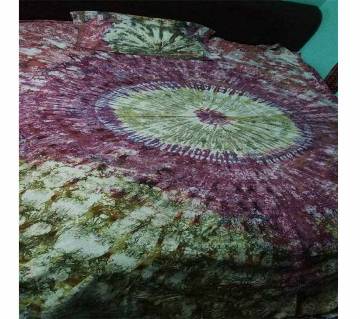 Double size bihari batik bed sheet set 