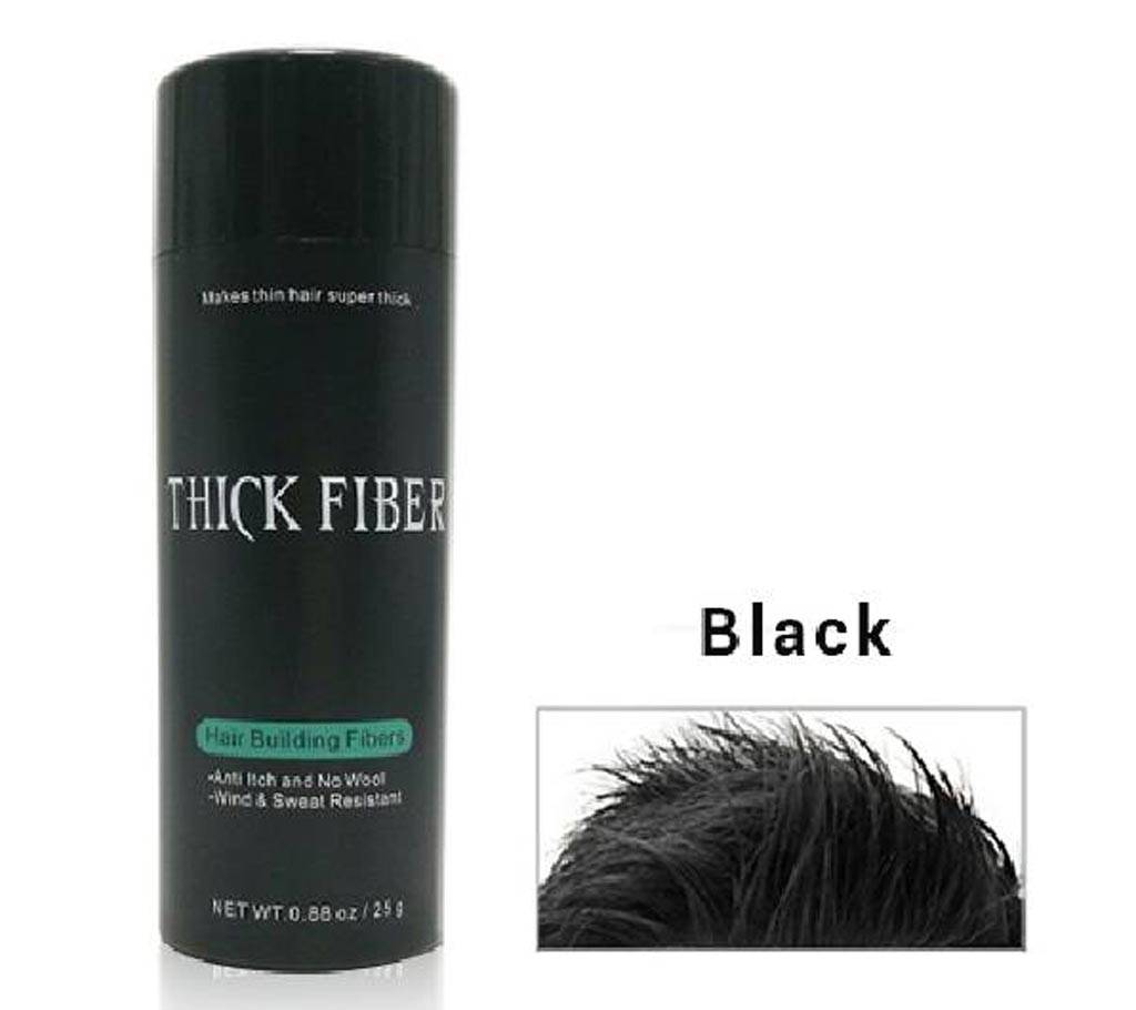 Thick Fiber হেয়ার বিল্ডিং ফাইবার 25 gm (Black) বাংলাদেশ - 590649