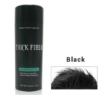 Thick Fiber হেয়ার বিল্ডিং ফাইবার 25 gm (Black)  